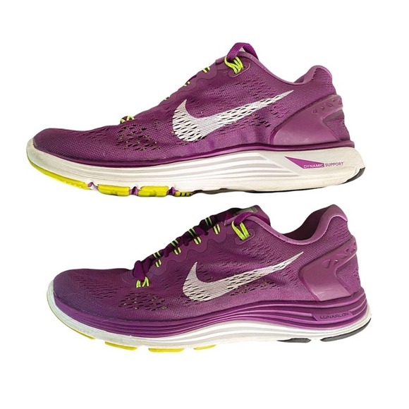 Nike lunarglide 5 running shoe Sz 7 purple - Picture 4 of 9